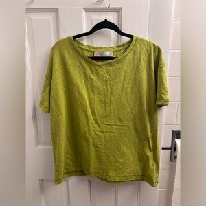 FP Beach | Lime Green Shirt And Skirt Set
